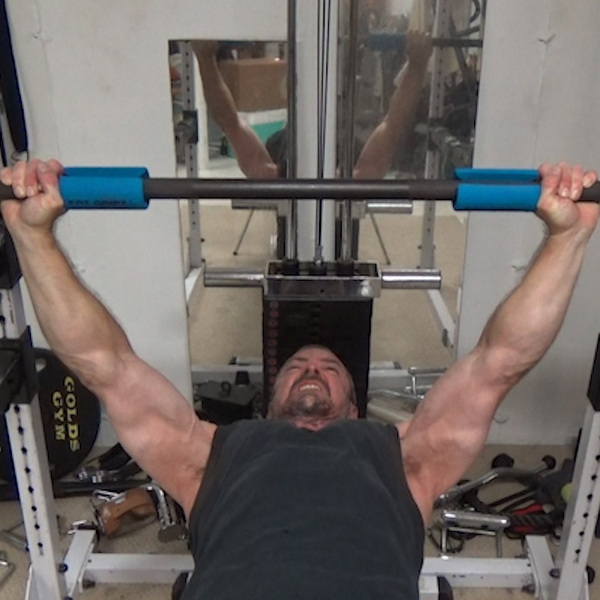 Fat Grips Inwards-Intention Bench Press